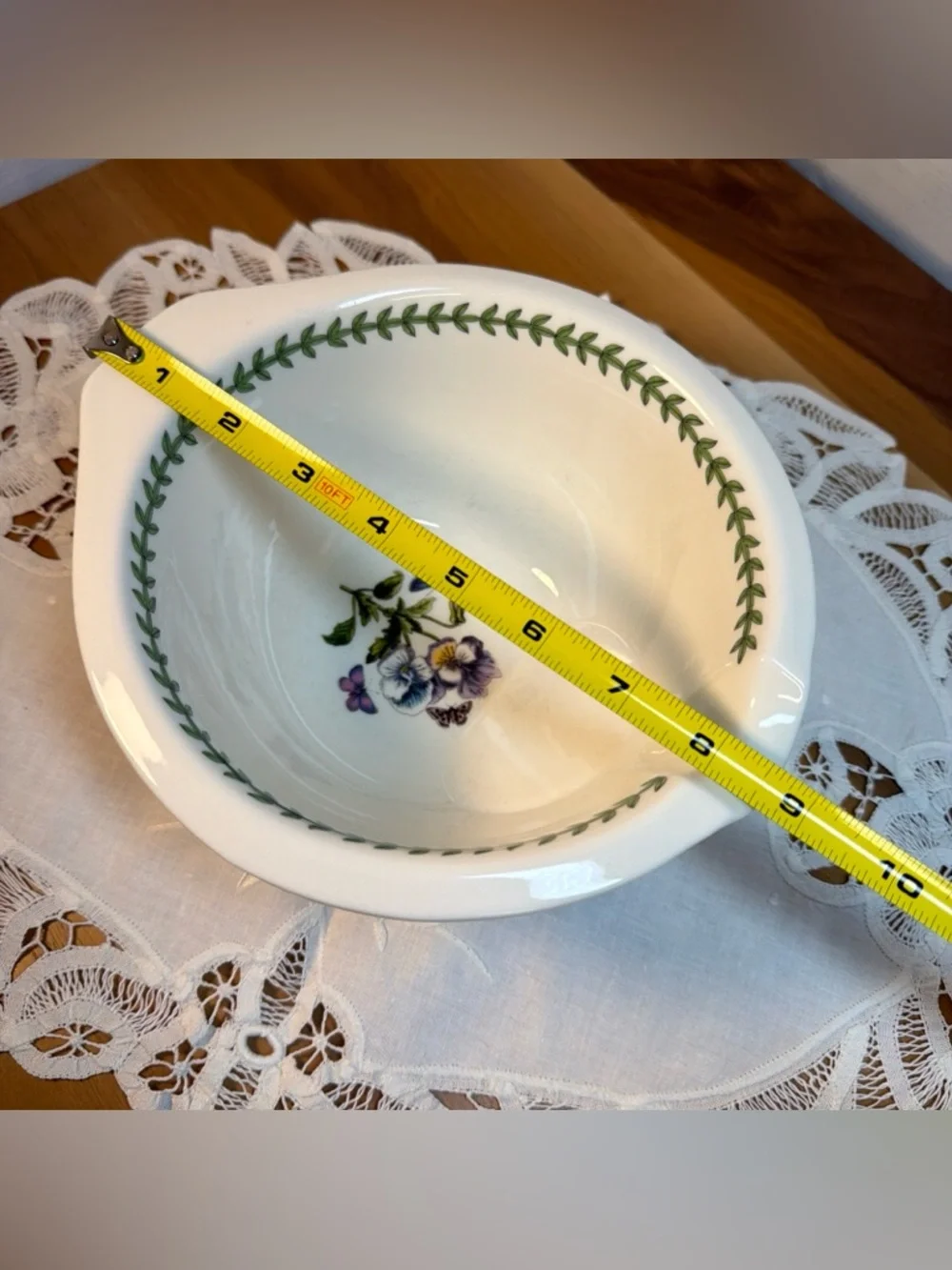 Portmeirion Botanic Garden Grip Stand Bowl‎ Small Portmeirion Sweet Pea D-8,5”